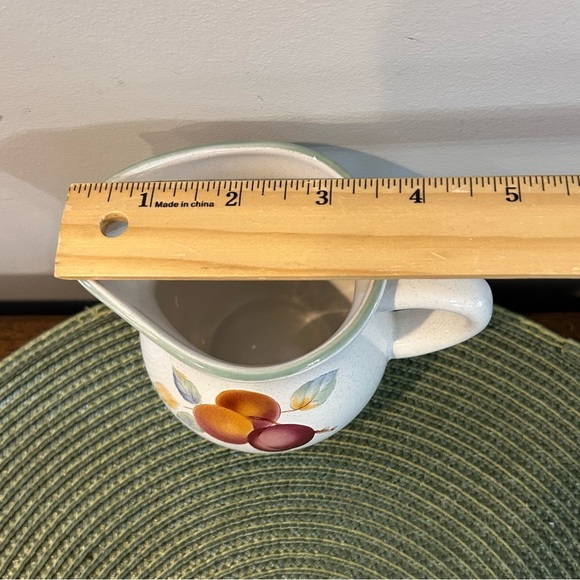 Vtg International Tableworks Stoneware Japan “Sweet Bounty” Replacement Creamer - Picture 9 of 9